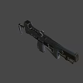 Sci-fi submachine gun 3d model