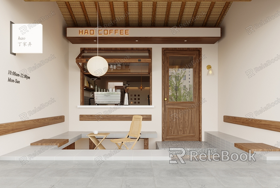 Modern Cafe model