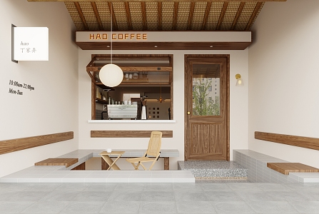 Modern Cafe 3d model