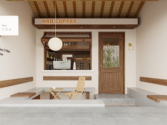 Modern Cafe 3d model