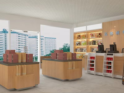 Modern Store 3d model