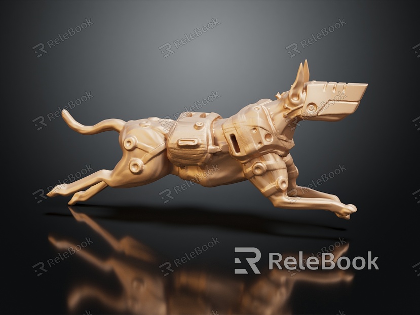 Modern robot dog chassis dog model