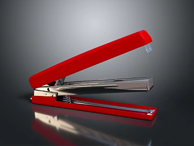 Red Stapler A Practical Daily Life Supply For Office And Home Needs 3d model