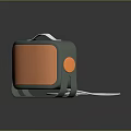 Portable Green And Orange Daily Electric Appliance With White Handle For Heating Food