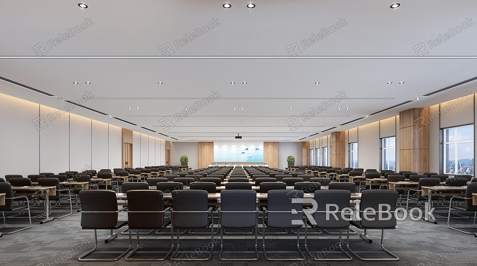 Modern Conference Hall Report Hall model