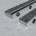 Mud scraping mat dust removal mat pvc dust removal carpet mud scraping board 3d model