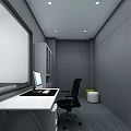 Modern News Studio Interior With Virtual Background Anchor Desk And Lighting