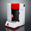 Red And White Speedy300 3D Printer With Compact Design And Professional Features