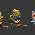 Modern game character Timo game character 3d model