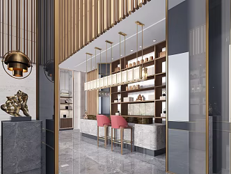 New Chinese Sales Office 3d model