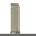 Tall Classical Tower Building With Modern Architectural Design And Decorative Facade