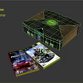 Xbox Console With Car Racing Games Including Forza Horizon And Game Discs