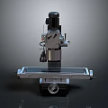 Industrial Precision Drill Milling Machine With Metal Worktable And Motor Base