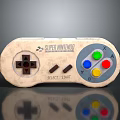 Super Nintendo Retro Game Controller With Worn Design Colorful Buttons Direction Pad Select Start
