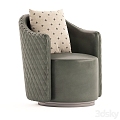 Vintage Casual Armchair 3d model