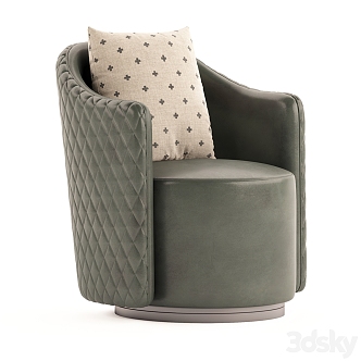 Vintage Casual Armchair 3d model