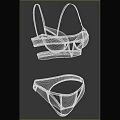 Elegant Black Lace Underwear Set With Fashionable Bra And Panties Design
