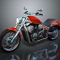 Modern Motorcycle Two-wheeled Motocross Motorcycle 3d model