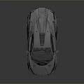 Silver Sports Car With Green Accents Sleek Aerodynamic Body And Black Wheels