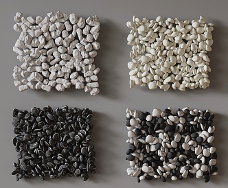 Pebbles Stone Ground 3d model