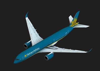 Airbus A350 3d model