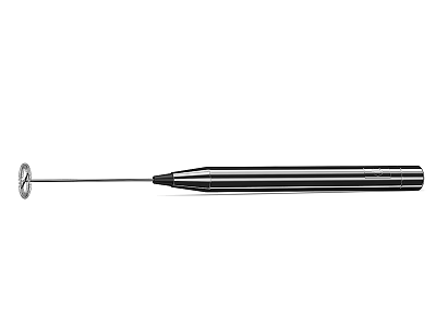 Stainless Steel Precision Probe Tool With Slender Rod And Circular Tip 3d model