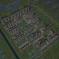 Aerial Planning of Modern Residential Community With Multiple Buildings Green Spaces and Tree Lined Roads
