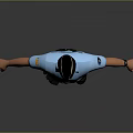 Light Blue Short Sleeve Uniform Shirt With Dark Blue Pants Black Cap And Utility Belt