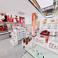 Cosmetics Store Design Space Design 3d model