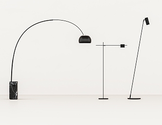 Minimal floor lamp 3d model