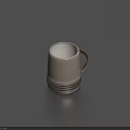 Stainless Steel Thermal Mug With Handle And Simple Design For Daily Household Use