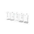 Shower Sauna Modern Design With Glass Enclosure White Tiles And Gray Walls