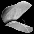 Modern Curved Wooden Pendant Light Design With Elegant Illumination And Sleek Shape