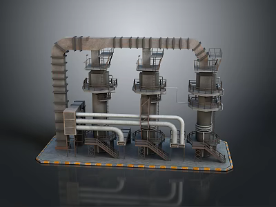 Modern Industrial Lighting Combinations With Metal Pendant Lamps And Ceiling Fixtures For Home Decor 3d model