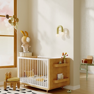 Nordic crib 3d model