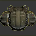 Detailed Futuristic Armored Astronaut Character In Tactical Mechanical Suit With Helmet