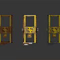 High Quality Multiple Yellow Industrial Gantry Crane Equipment For Heavy Lifting Operations