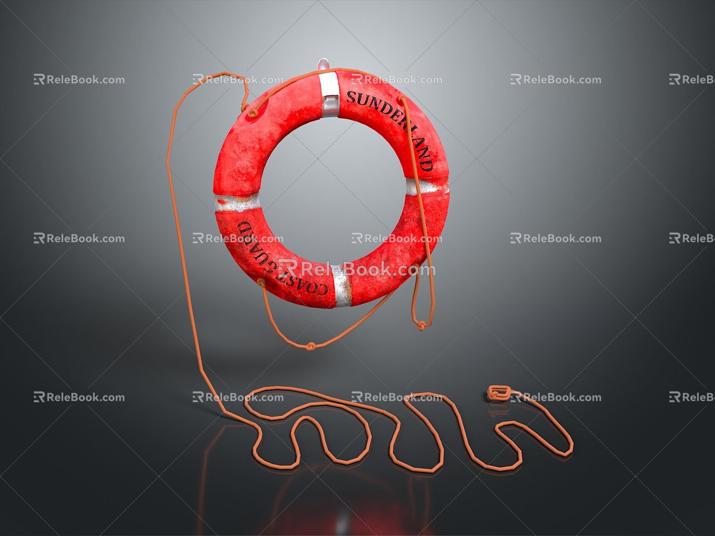 lifebuoy swimming pool swimming pool swimming supplies sporting goods realistic 3d model