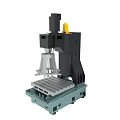 Double servo drilling and tapping integrated machine multi-head drilling machine CNC drilling six-axis drilling and tapping integrated machine CNC multi-axis automatic servo drilling and tapping integrated machine 3d model