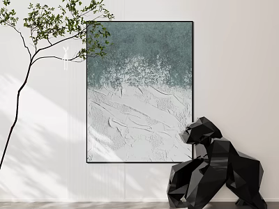Modern ornaments combination 3d model