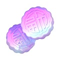 Moon Cake Acidic Moon Cake Mid-Autumn Festival Moon Cake 3d model