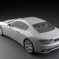 Car sports car Car Bridge Run 3d model