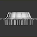 Modern Fan Shaped Stools In Various Sizes For Contemporary Home Decor