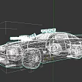 Armored Combat Car With Roof Weapons Sturdy Tires And Rugged Metal Design