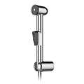 Modern Chrome Shower Head Set With Handheld Overhead And Flexible Hose 3d model