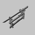 Tang Dao Samurai Swords 3d model