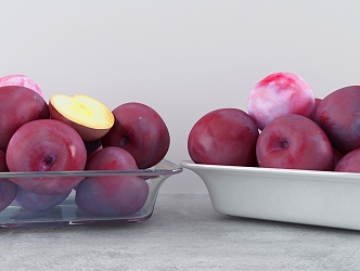 Modern fruit Fresh fruit 3d model