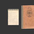 Essential Stationery Pencil Spiral Notebook And Emblem Notebook For Daily Use