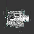 Silver Chevrolet Flatbed Truck Front Exterior View With Classic Design