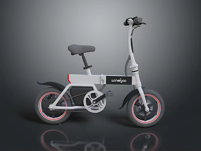 Modern bicycle electric bicycle single cylinder bicycle motorcycle bicycle electric bicycle 3d model